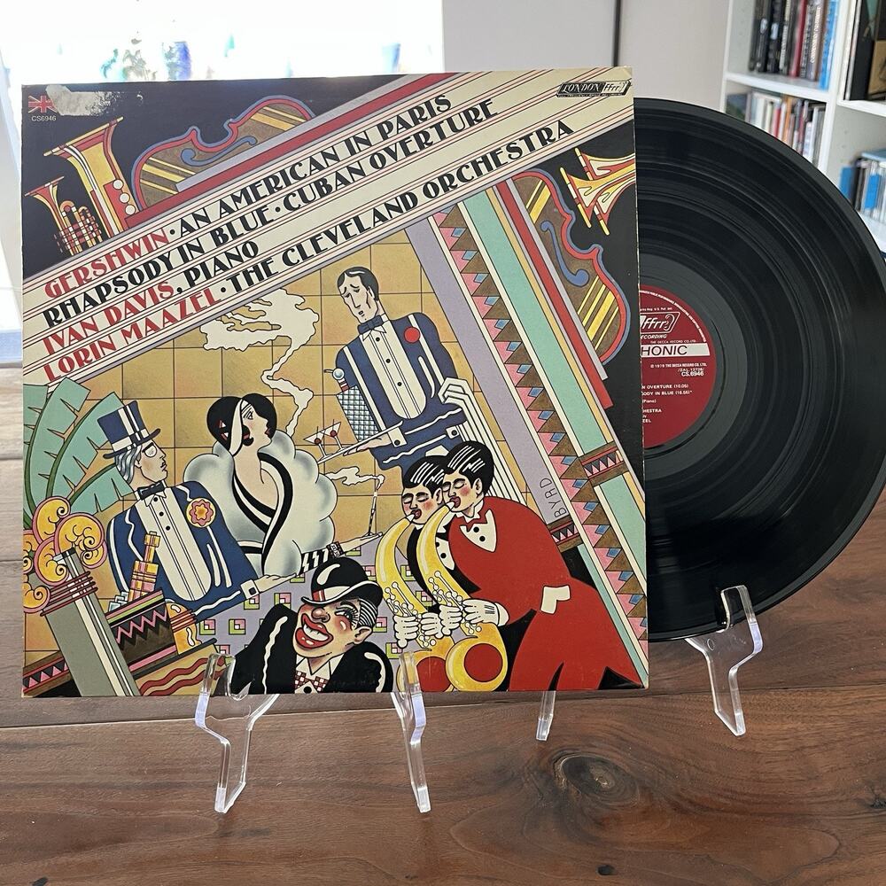 Gershwin An American In Paris Rhapsody Blue Cuban Overture LP 1975 London CS6946